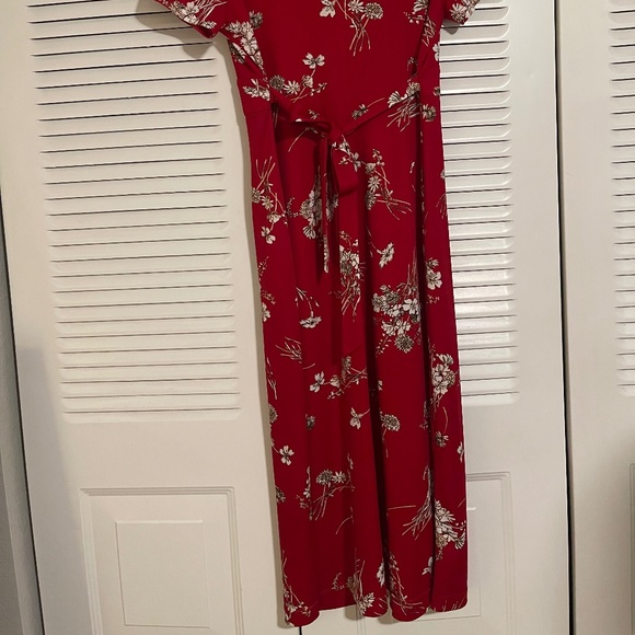 MikaRose Red Midi Dress - Picture 2 of 6